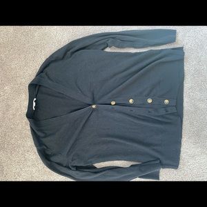 Loft Black Cardigan, Large